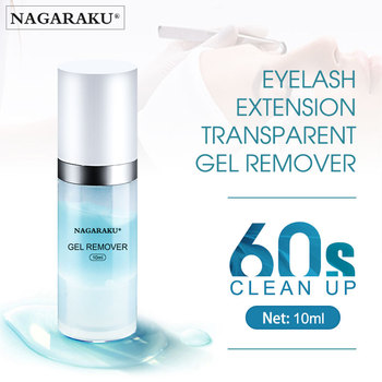 NAGARAKU Eyelashes Remover 10 Grams Extension Transparent Non Irritant Odorless Removing Gel