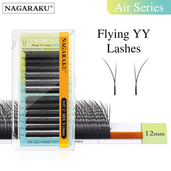 NAGARAKU Flying YY Eyelash Extensions Fox Soft Natural Brazilian Volume Premade Fans False Eyelash Wholesale Supplier